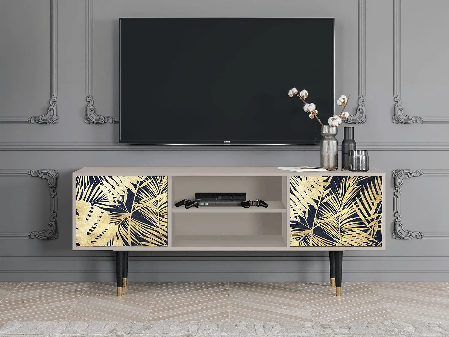 Wohnzimmer und Flur,Wohnzimmermöbel,TV-Board-FURNIOLORA