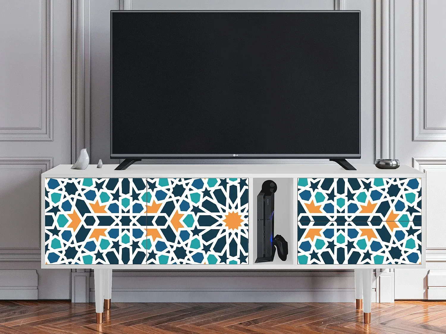 Wohnzimmer und Flur,Wohnzimmermöbel,TV-Board-FURNIOLORA