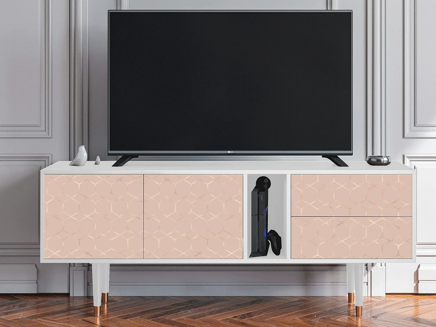 Wohnzimmer und Flur,Wohnzimmermöbel,TV-Board-FURNIOLORA