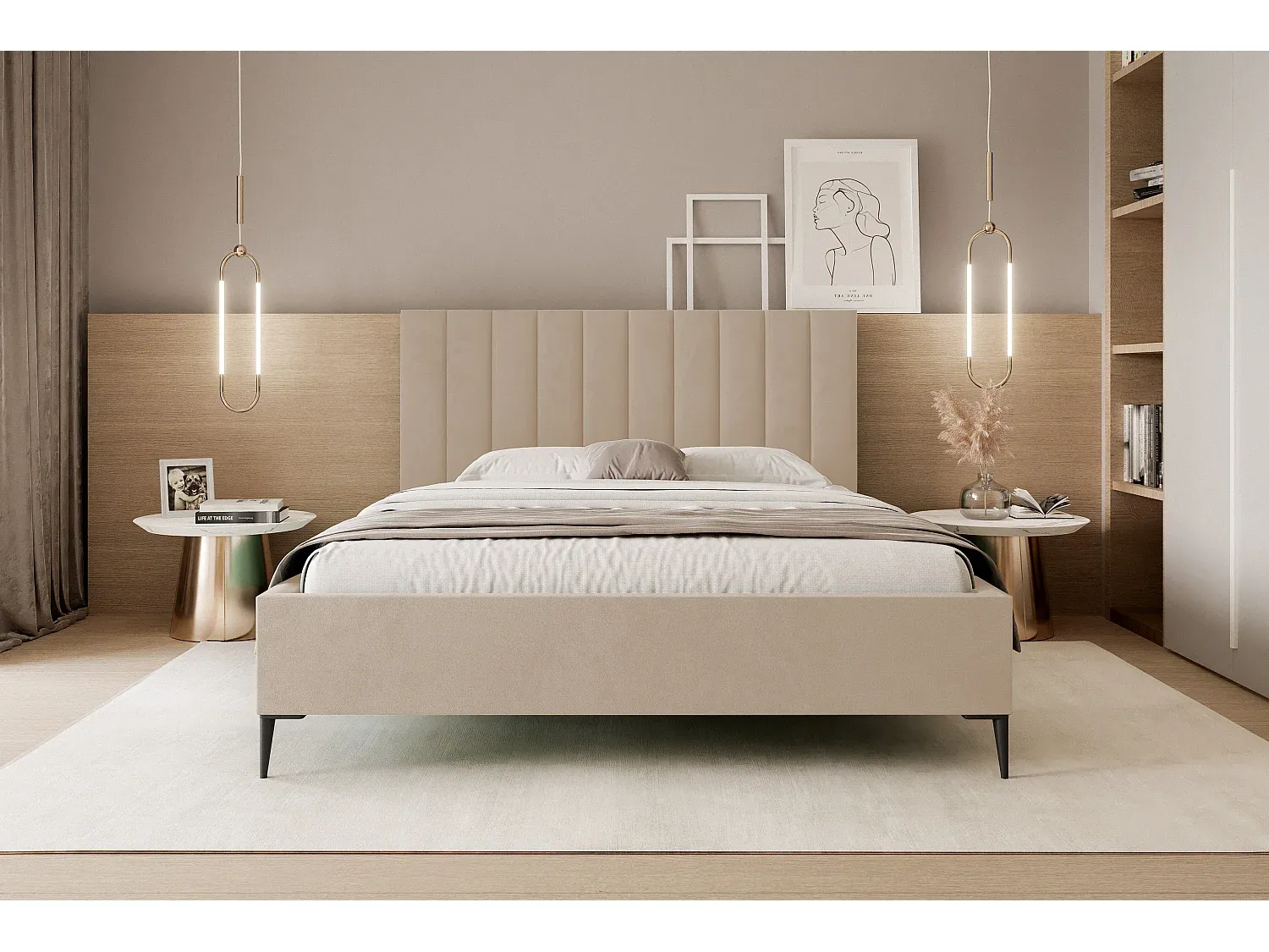 Schlafzimmer,Bereich Bett,Bettrahmen-FURNIOLORA