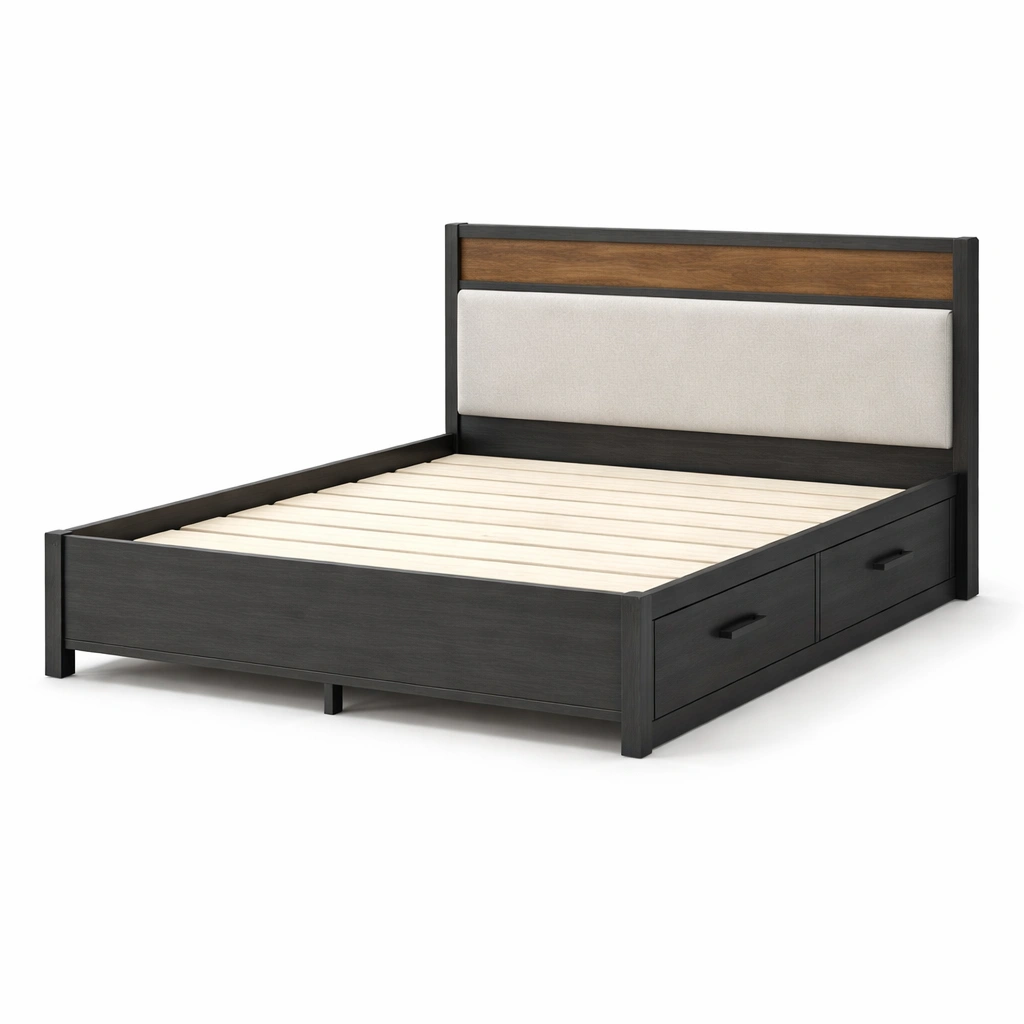 Bett mit stauraum - HOMELIQUE