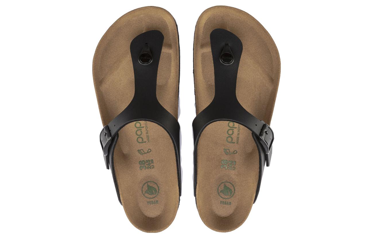 Birthtkenstock Gizeh Platform Vegan Birko-Flor 'Black' 1018546