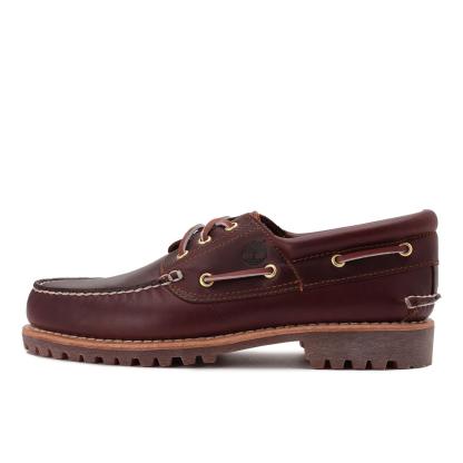 3-EYE BOAT SHOE - BURGUNDY