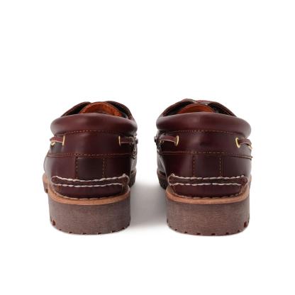 3-EYE BOAT SHOE - BURGUNDY