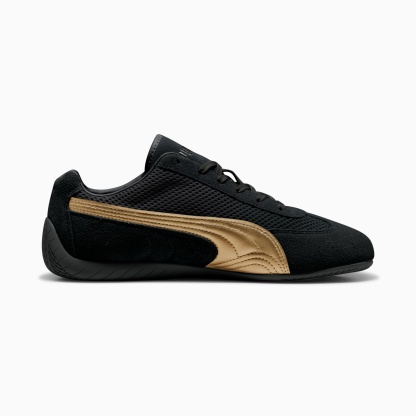 ユニセックス スピードキャット プレミアム スニーカー, PUMA Black-Gold, extralarge-JPN