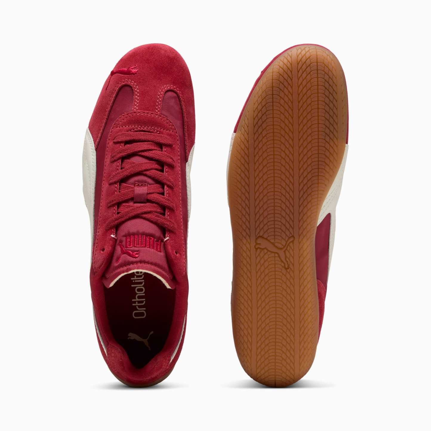 ユニセックス スピードキャット ナイロン スニーカー, Dark Crimson-PUMA White, extralarge-JPN