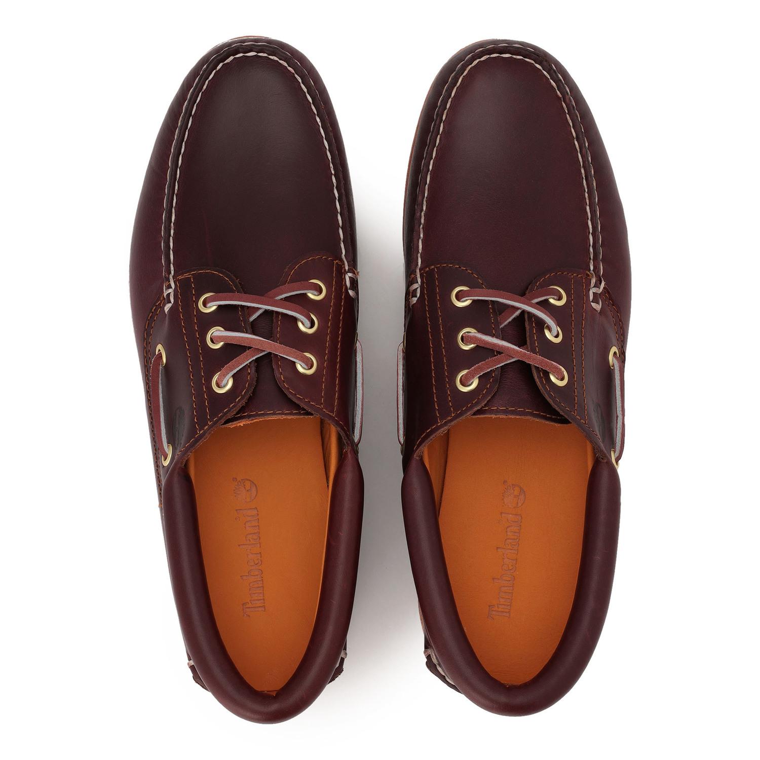 3-EYE BOAT SHOE - BURGUNDY