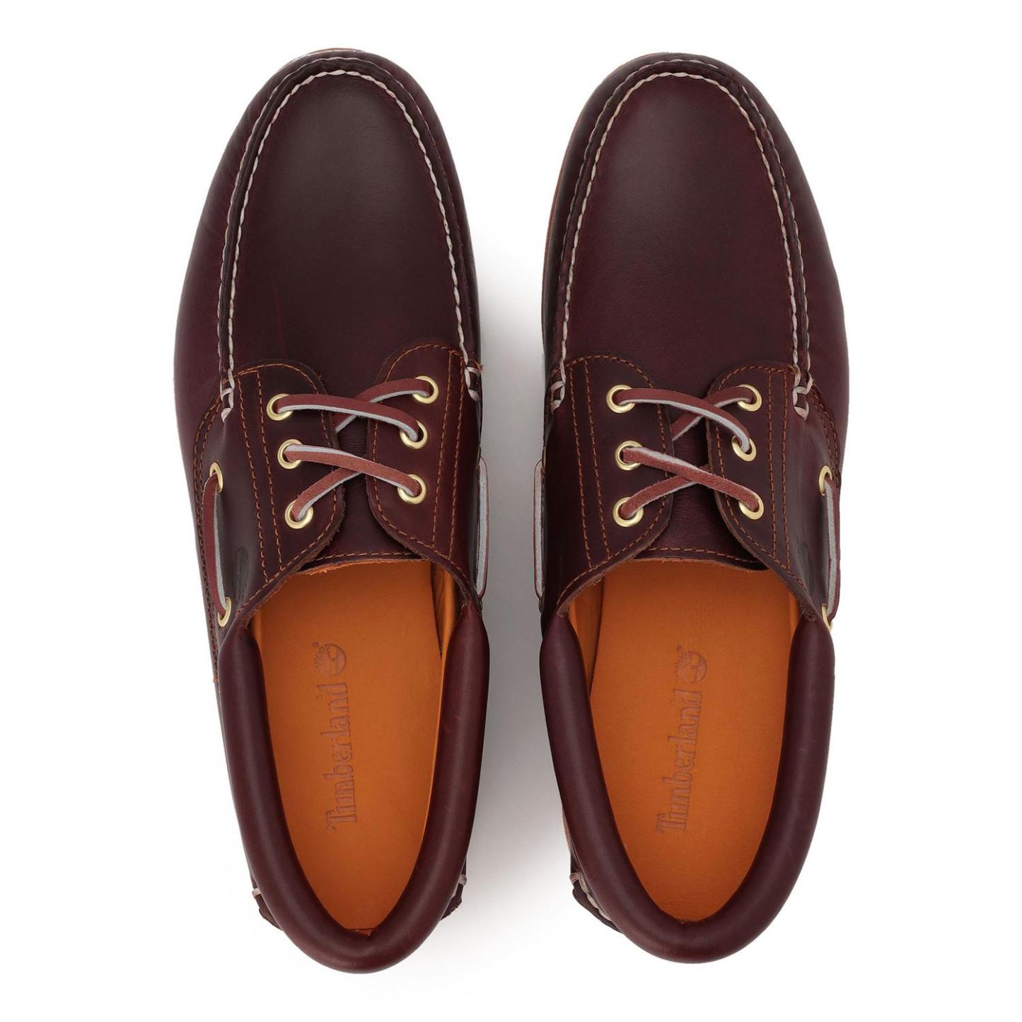 3-EYE BOAT SHOE - BURGUNDY