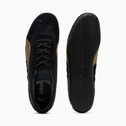 ユニセックス スピードキャット プレミアム スニーカー, PUMA Black-Gold, extralarge-JPN