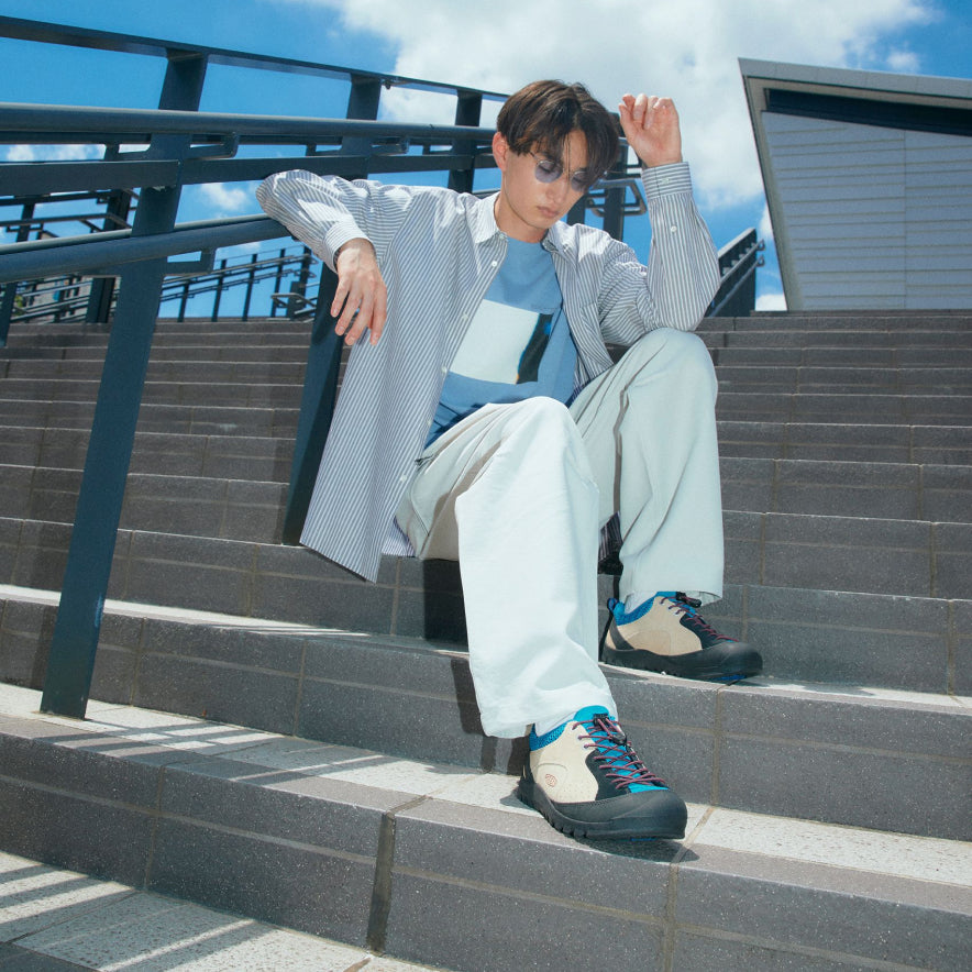 メンズ ジャスパー ロックス エスピー  |  Safari/Fjord Blue