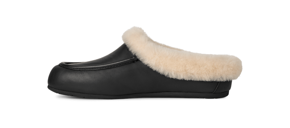 Ansley Mule LTHR - BLACK