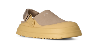 GoldenGlow Suede Clog - MOONLIGHT