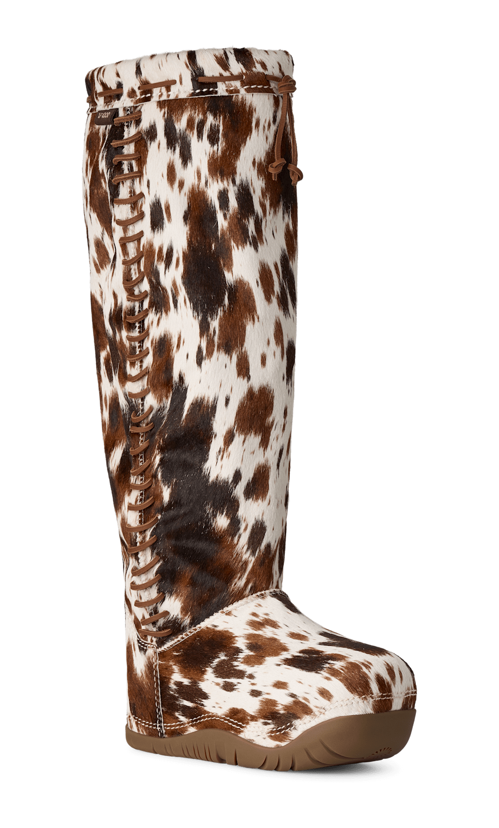 Bucked Tall Boot - BROWN MULTI