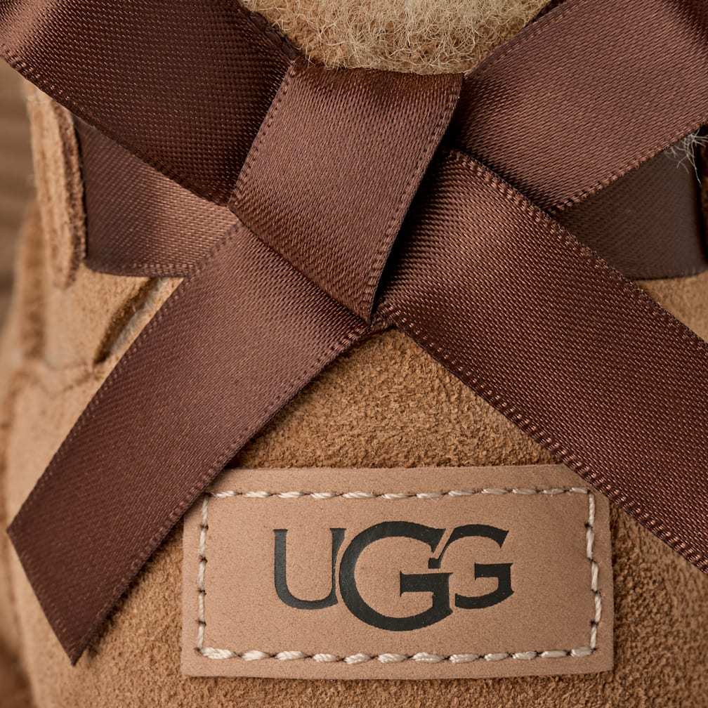 Ultra Mini Bailey Bow - CHESTNUT