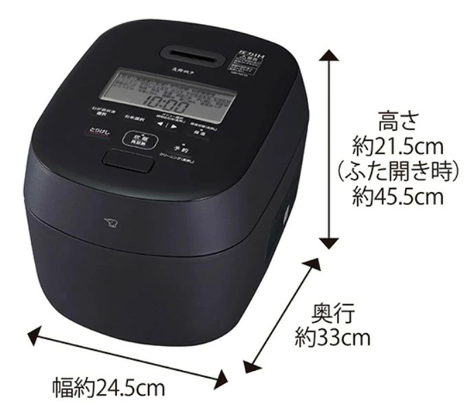 在庫有り【ZOJIRUSHI】圧力IH炊飯ジャー　炎舞炊き　NW-NB10　BZ(ストレートブラック)