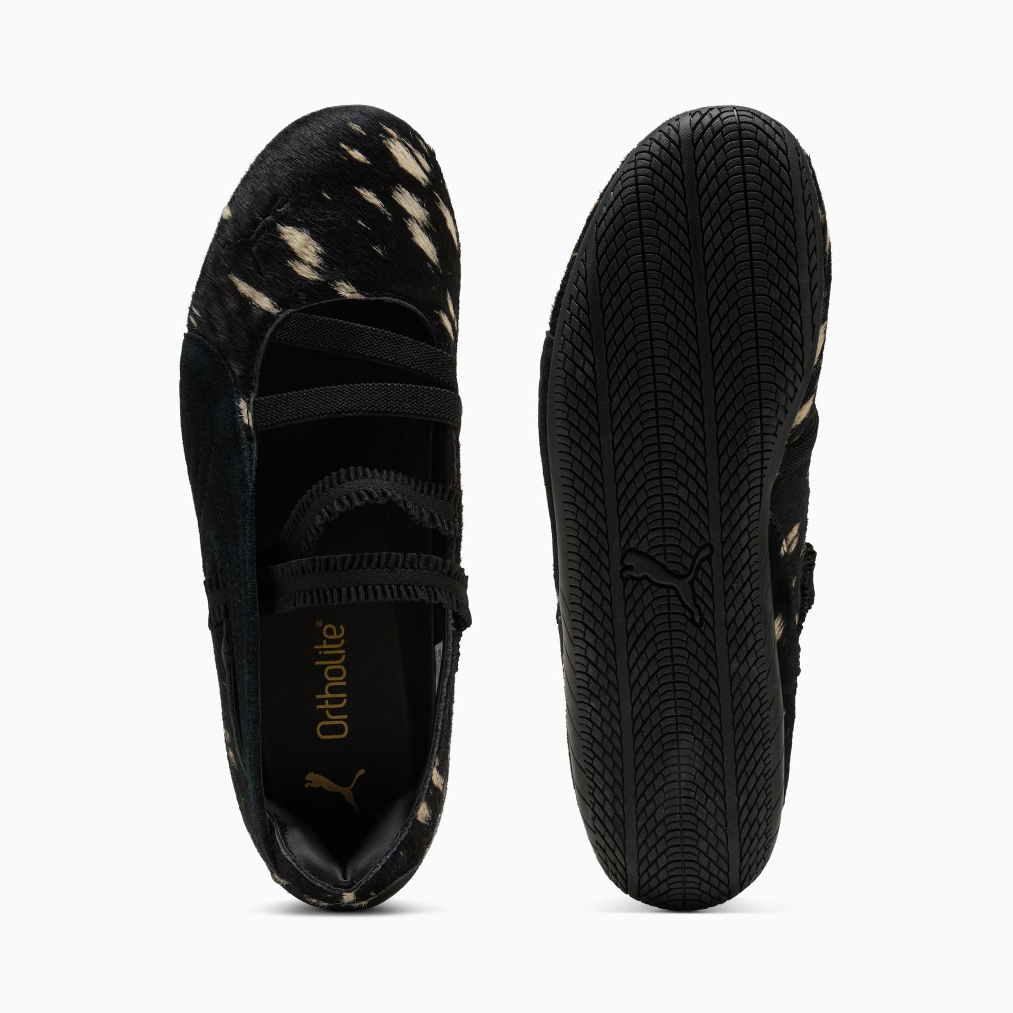 ウィメンズ スピードキャット バレエ ドゥレット スニーカー, PUMA Black-PUMA Gold, extralarge-JPN