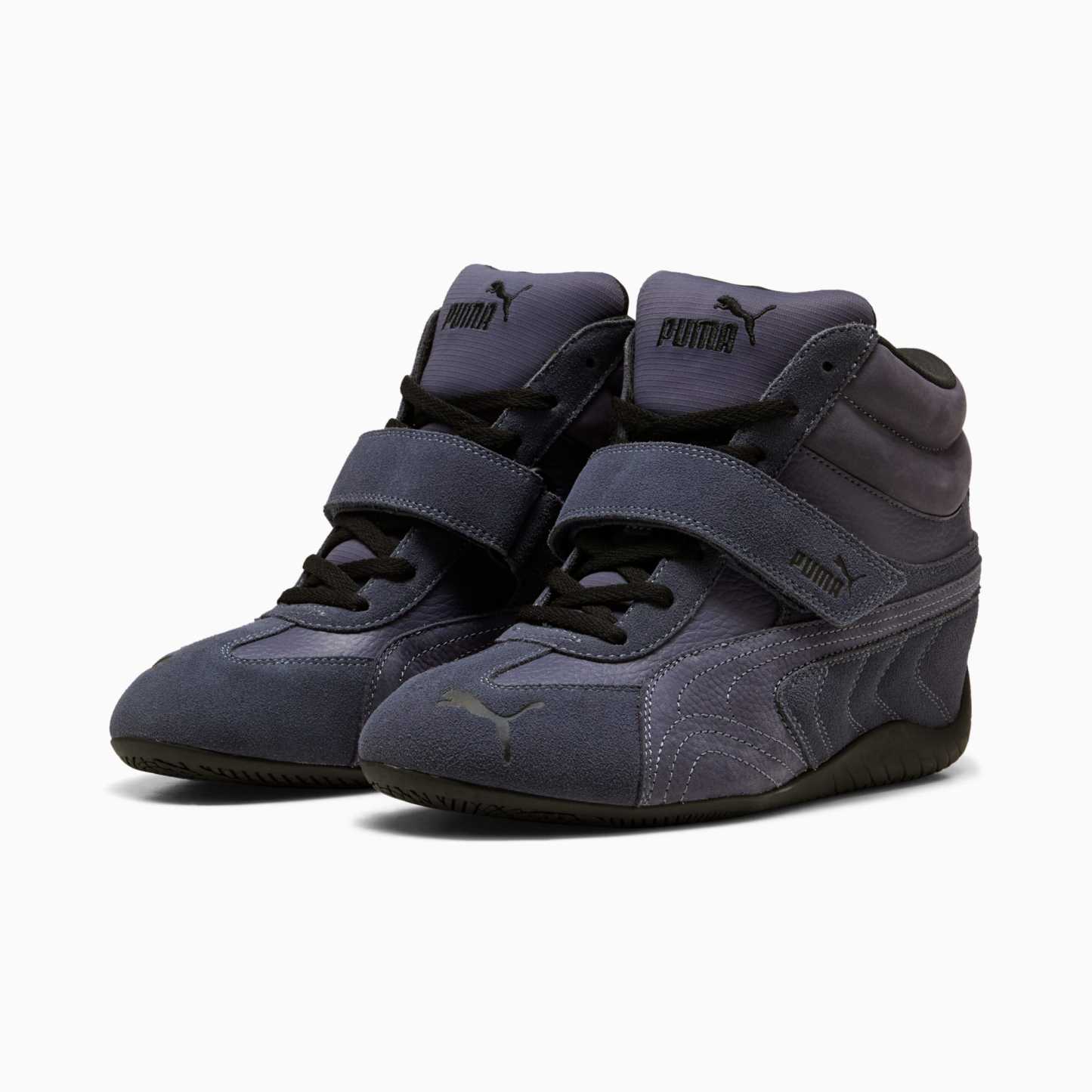 ウィメンズ スピードキャット ウェッジ プレミアム スニーカー, Inky Depths-PUMA Black, extralarge-JPN