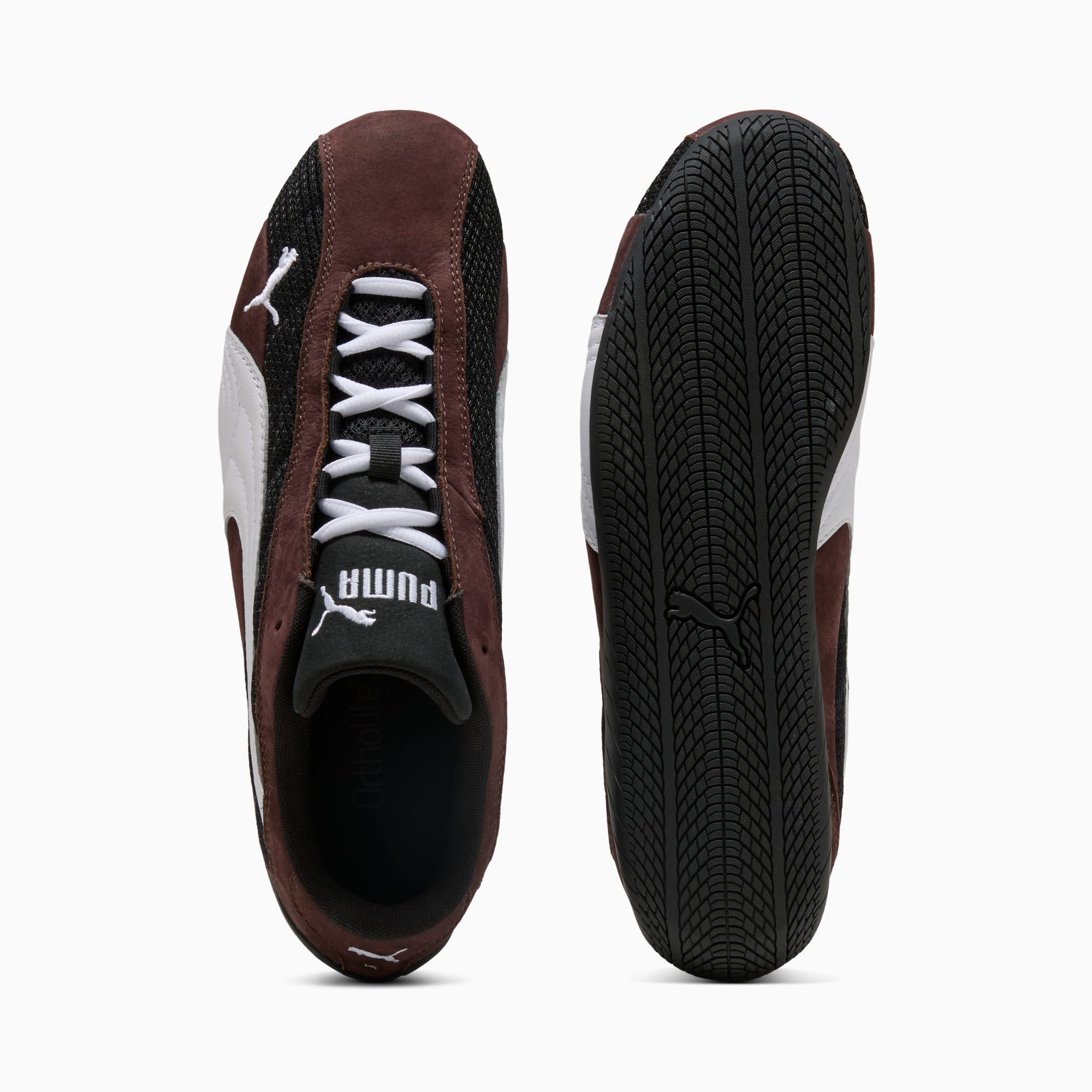 ユニセックス スピードキャット プラス スニーカー, Chocolate Brown-PUMA Black, extralarge-JPN