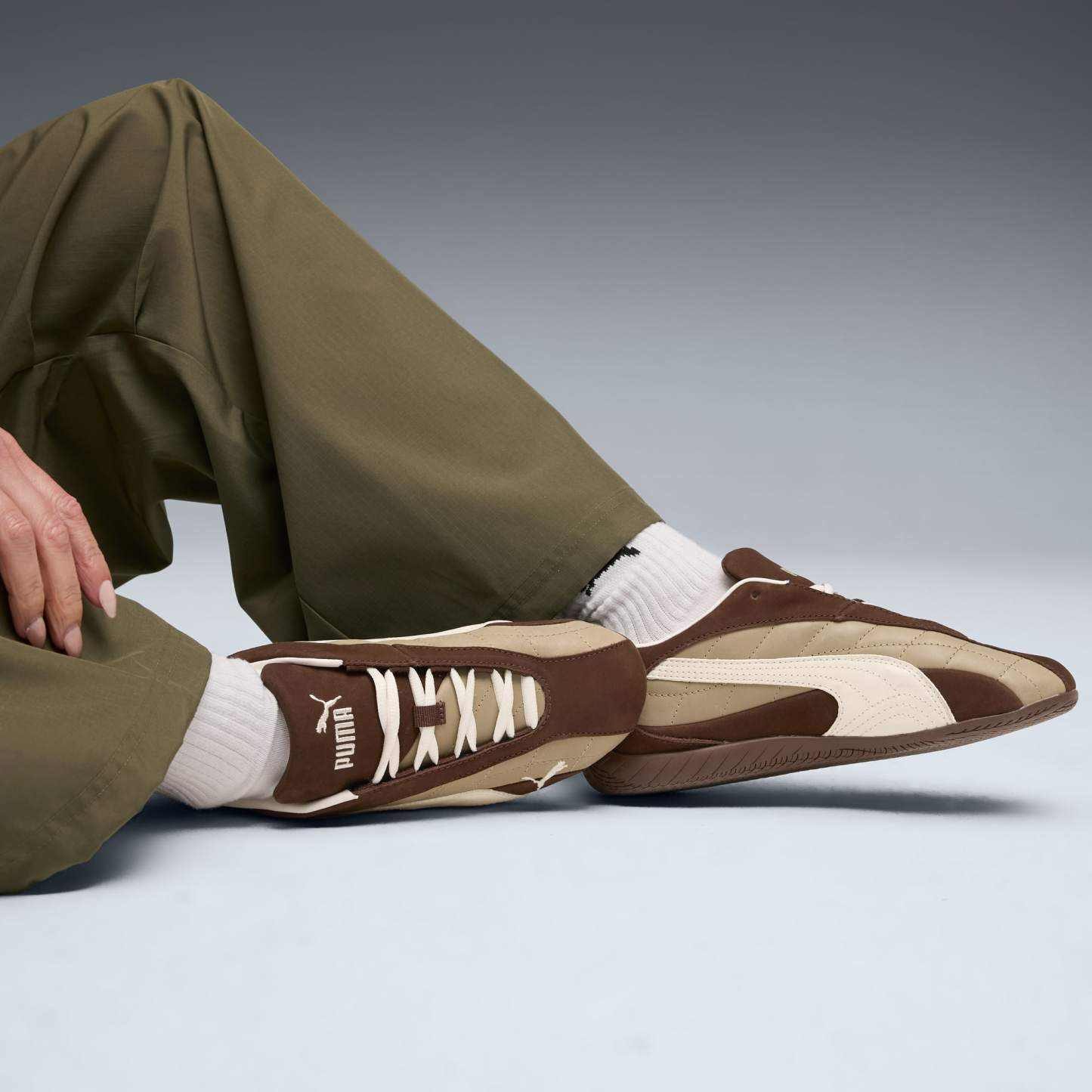 ユニセックス スピードキャット プラス キルテッド スニーカー, Espresso Brown-Warm White, extralarge-JPN
