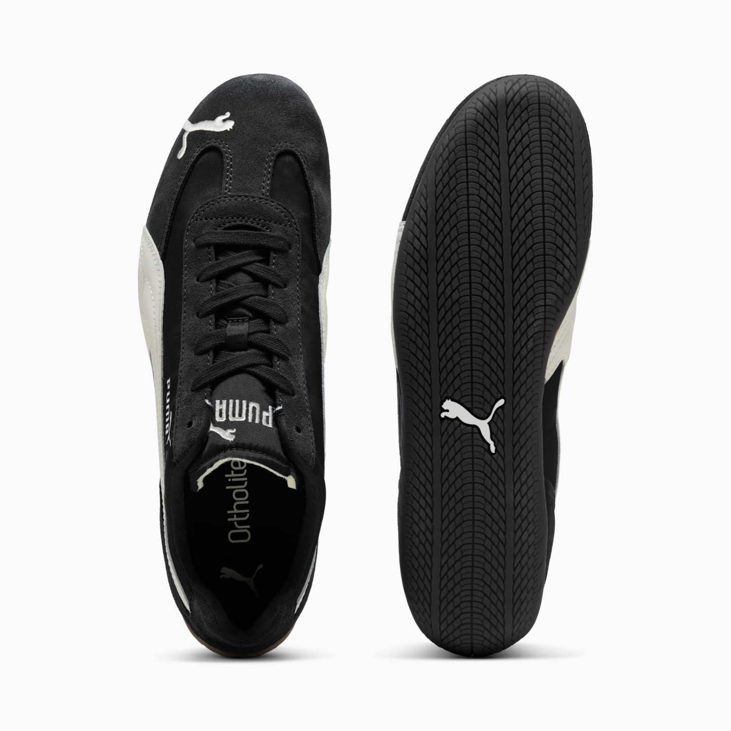 ユニセックス スピードキャット ナイロン スニーカー, PUMA Black-PUMA White, extralarge-JPN