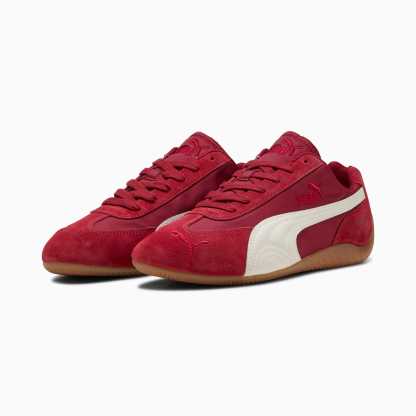 ユニセックス スピードキャット ナイロン スニーカー, Dark Crimson-PUMA White, extralarge-JPN
