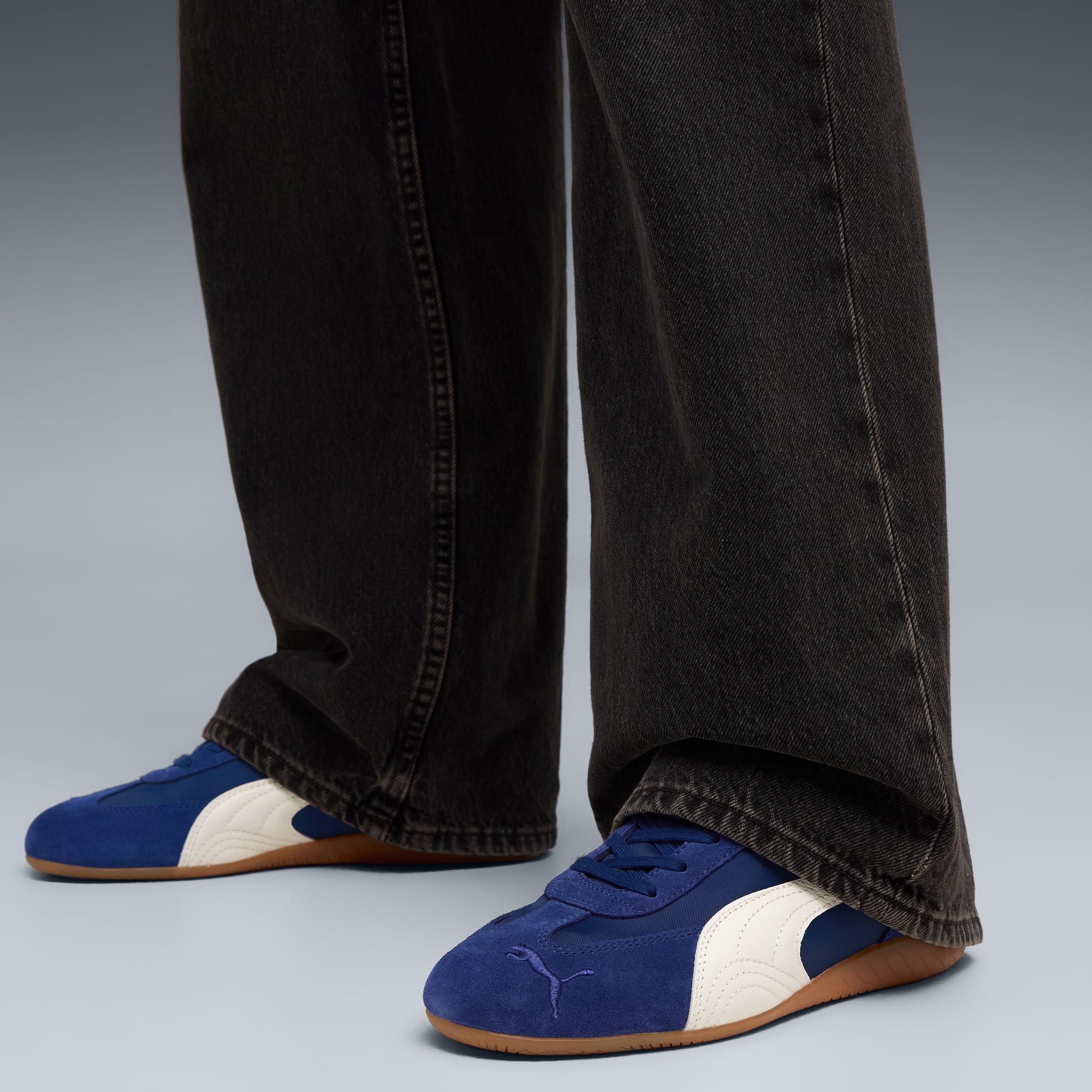ユニセックス スピードキャット ナイロン スニーカー, Blue Jewel-PUMA White, extralarge-JPN