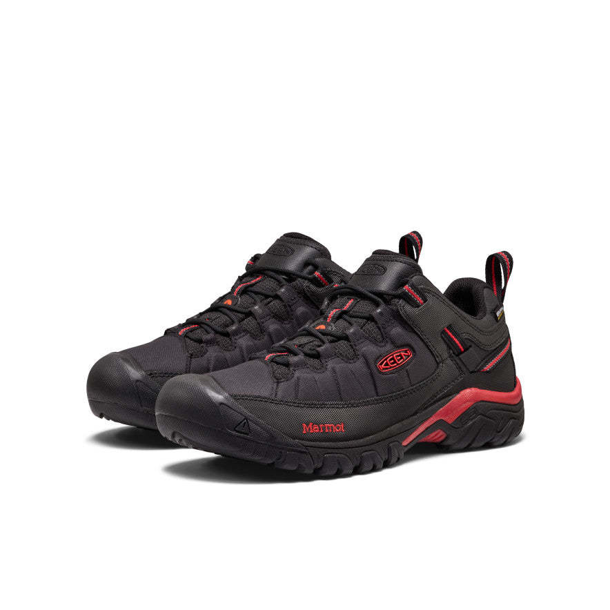 メンズ ターギー EXP ウォータープルーフ KEEN x Marmot  |  Black/Red