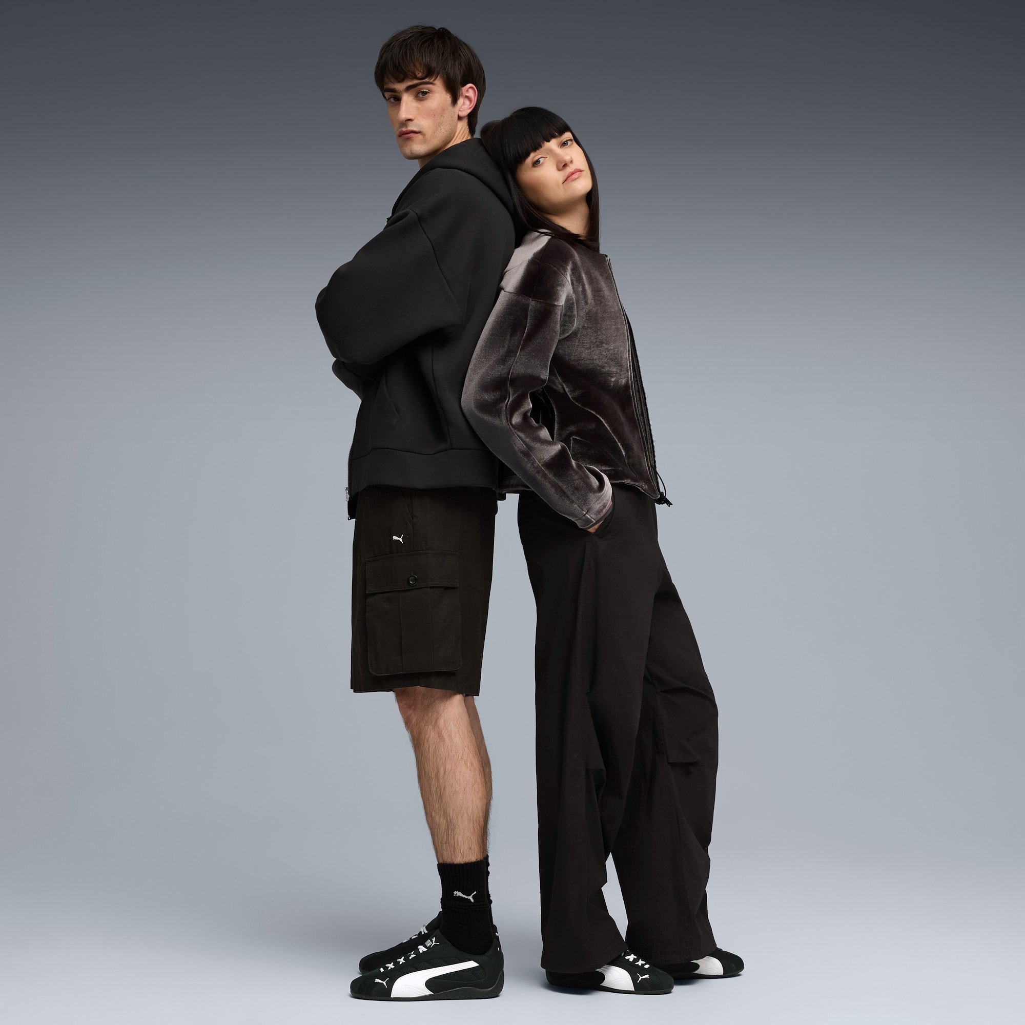 ユニセックス スピードキャット プラス スニーカー, PUMA Black-PUMA White, extralarge-JPN