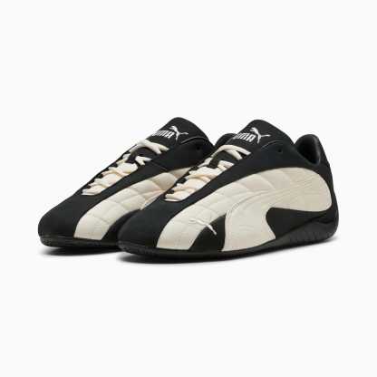 ユニセックス スピードキャット プラス キルテッド スニーカー, PUMA Black-Frosted Ivory, extralarge-JPN