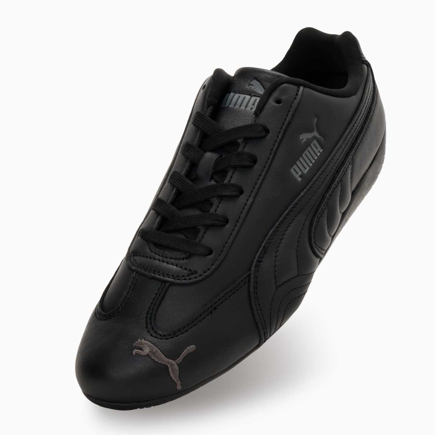 ユニセックス スピードキャット フルレザー スニーカー, PUMA Black-Shadow Gray, extralarge-JPN