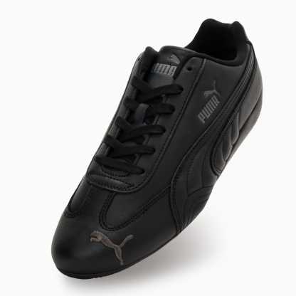 ユニセックス スピードキャット フルレザー スニーカー, PUMA Black-Shadow Gray, extralarge-JPN
