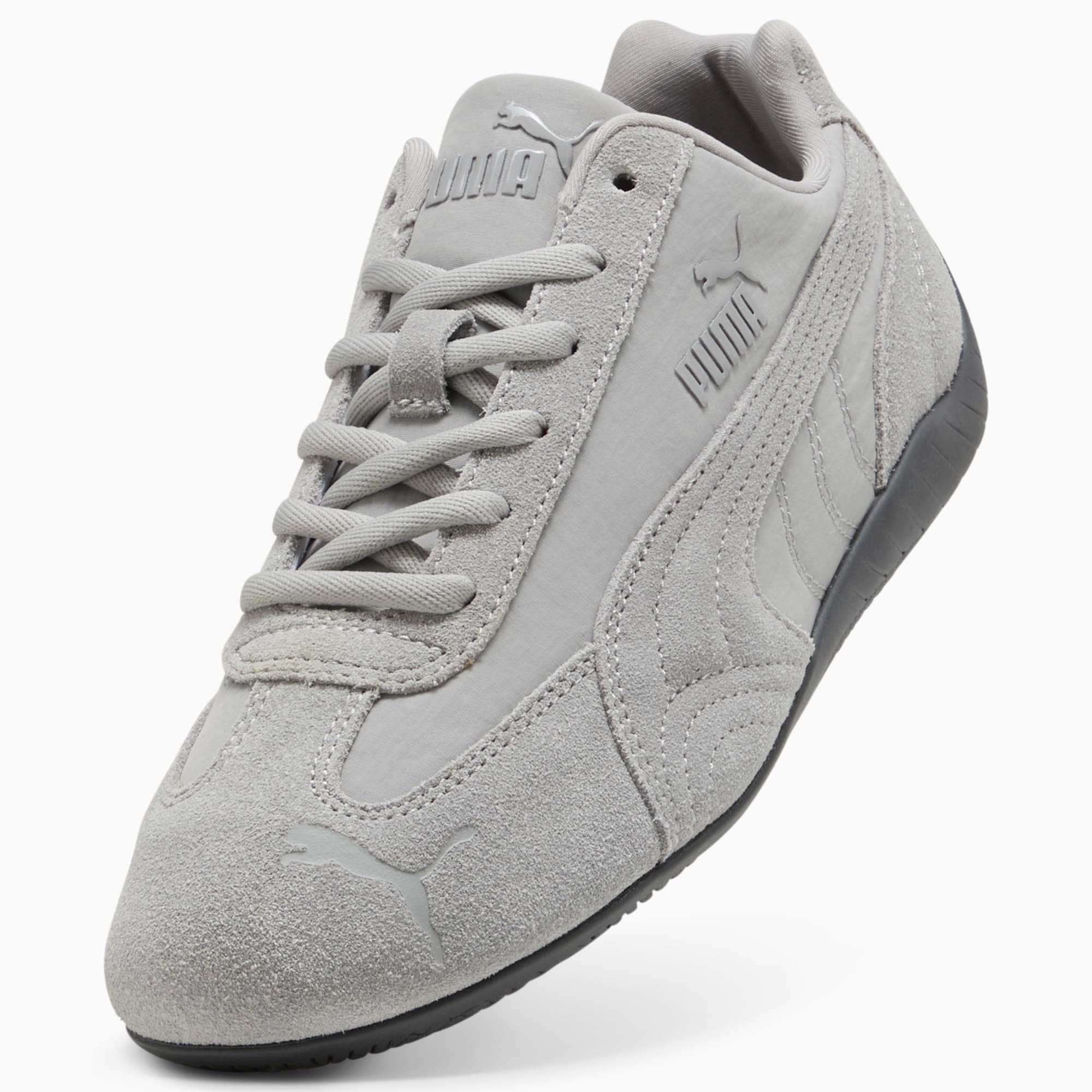 ウィメンズ スピードキャット プリマロフト ナイロン スニーカー, Gray Echo-Moody Gray, extralarge-JPN