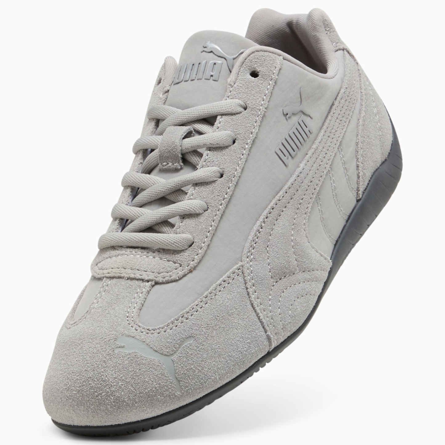 ウィメンズ スピードキャット プリマロフト ナイロン スニーカー, Gray Echo-Moody Gray, extralarge-JPN