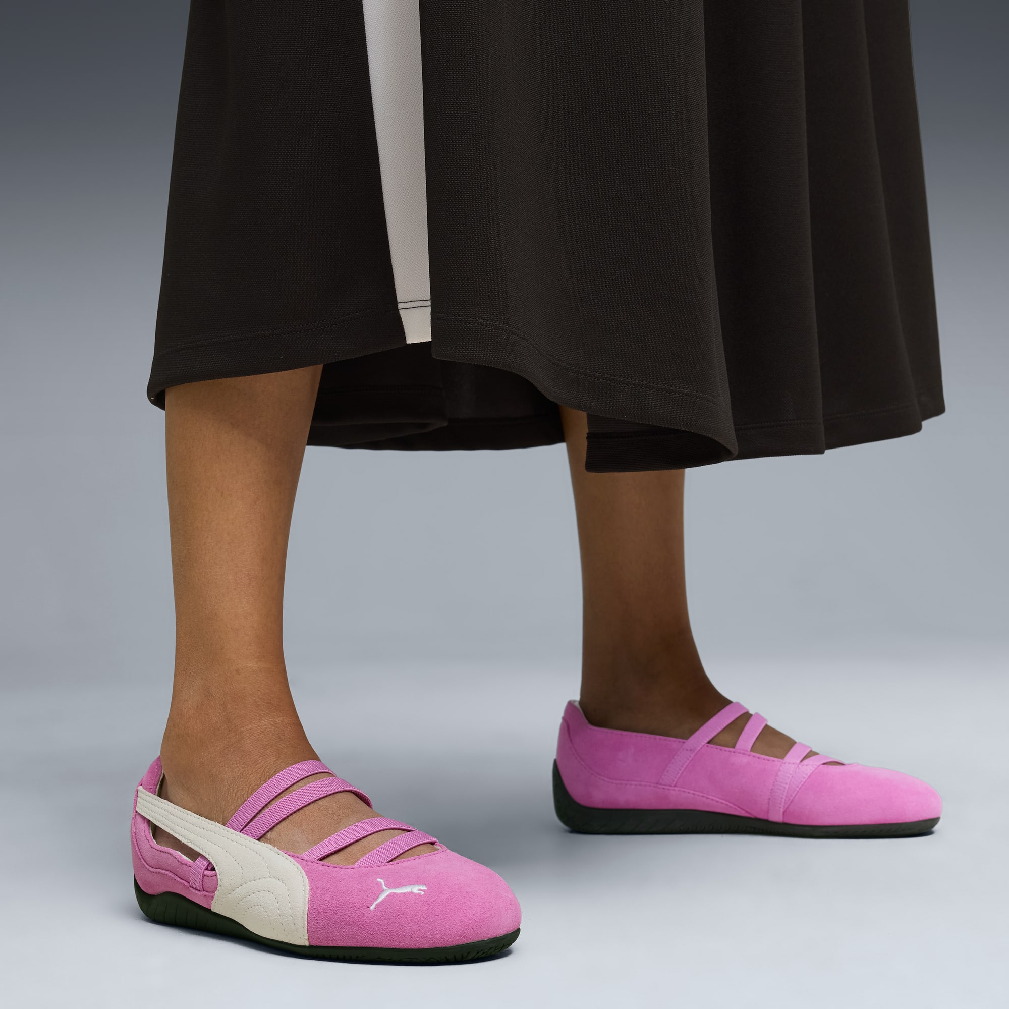 ウィメンズ スピードキャット バレエ SD スニーカー, Mauve Pop-PUMA Black, extralarge-JPN