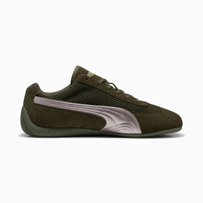 ユニセックス スピードキャット プレミアム スニーカー, Dark Olive-Matte Silver, extralarge-JPN