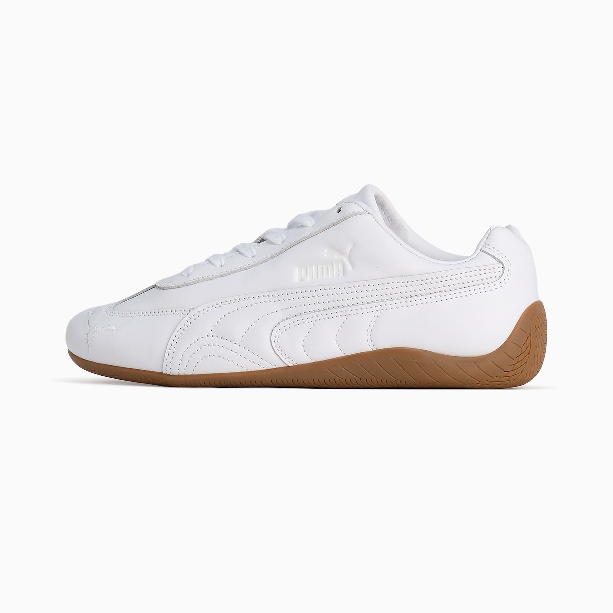 ユニセックス スピードキャット レザー スニーカー, PUMA White, extralarge-JPN