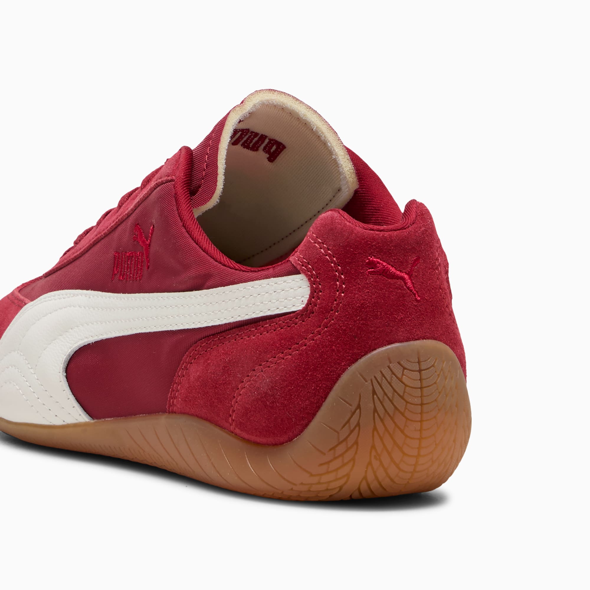 ユニセックス スピードキャット ナイロン スニーカー, Dark Crimson-PUMA White, extralarge-JPN