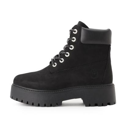 プレミアム ウォータープルーフ プラットフォーム ブーツ - BLACK NUBUCK