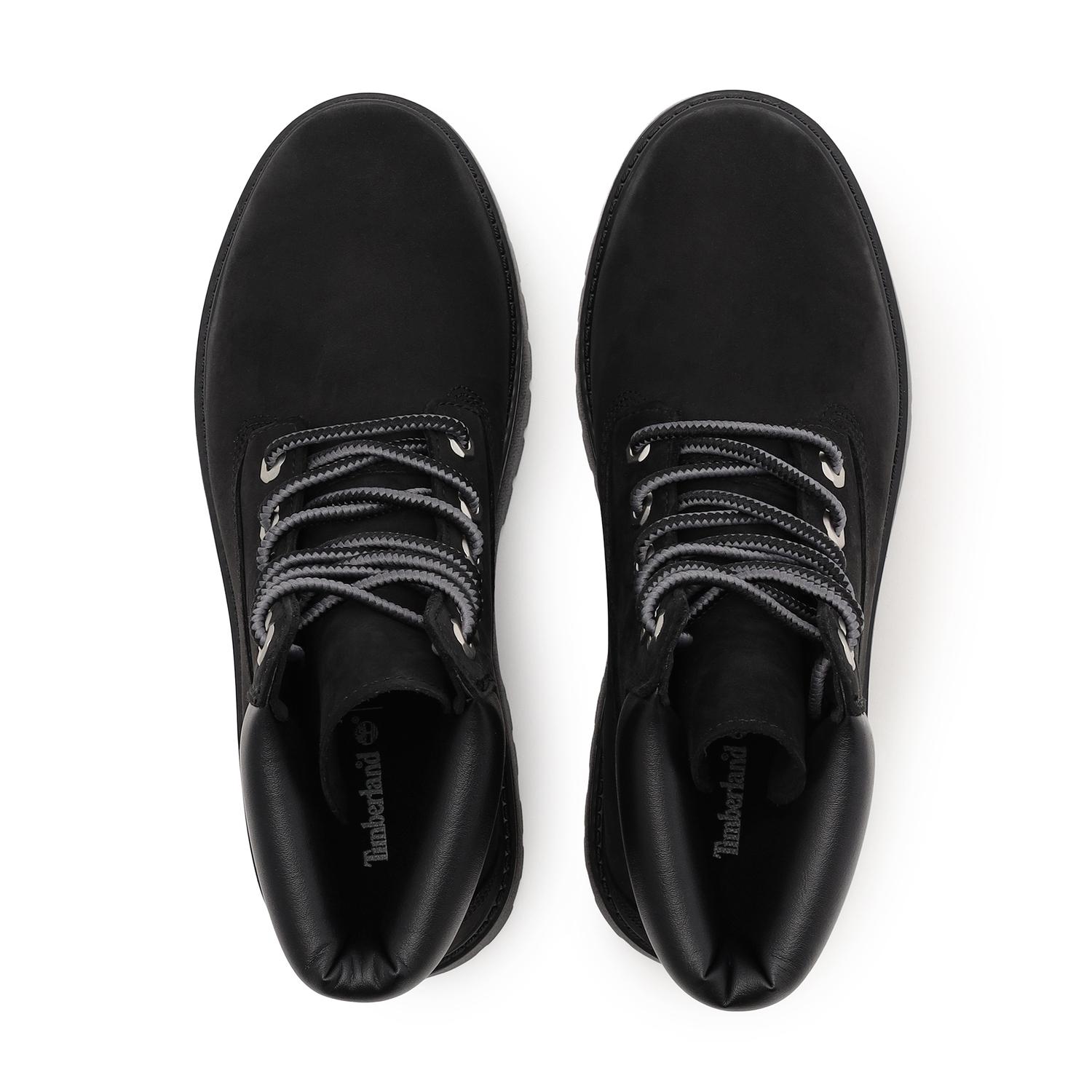 プレミアム ウォータープルーフ プラットフォーム ブーツ - BLACK NUBUCK