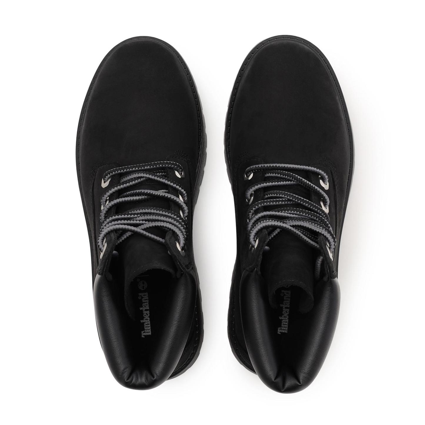 プレミアム ウォータープルーフ プラットフォーム ブーツ - BLACK NUBUCK