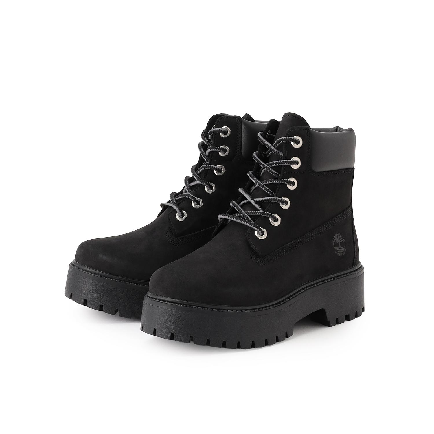 プレミアム ウォータープルーフ プラットフォーム ブーツ - BLACK NUBUCK
