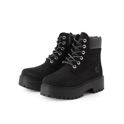 プレミアム ウォータープルーフ プラットフォーム ブーツ - BLACK NUBUCK