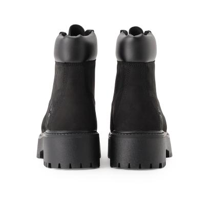 プレミアム ウォータープルーフ プラットフォーム ブーツ - BLACK NUBUCK