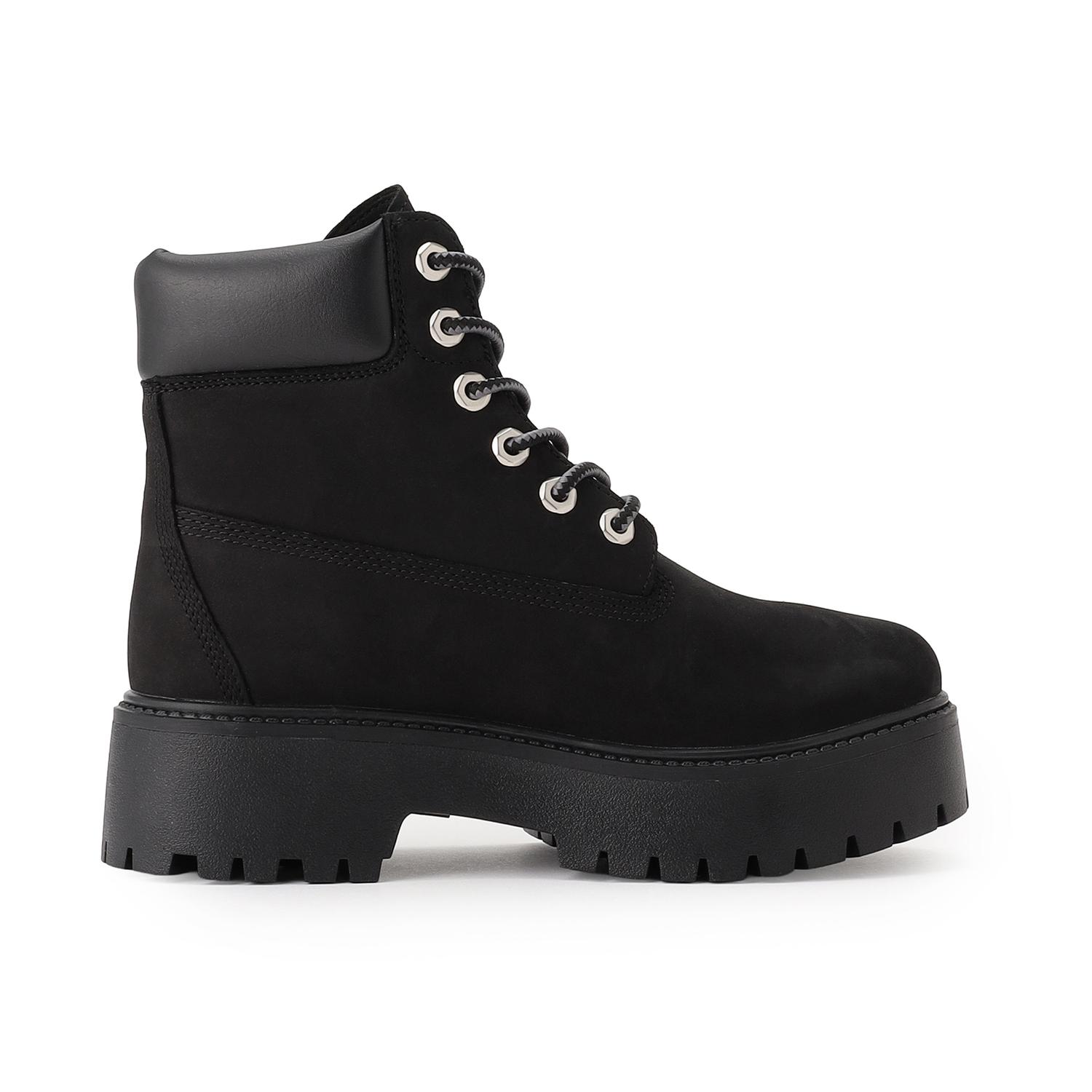 プレミアム ウォータープルーフ プラットフォーム ブーツ - BLACK NUBUCK
