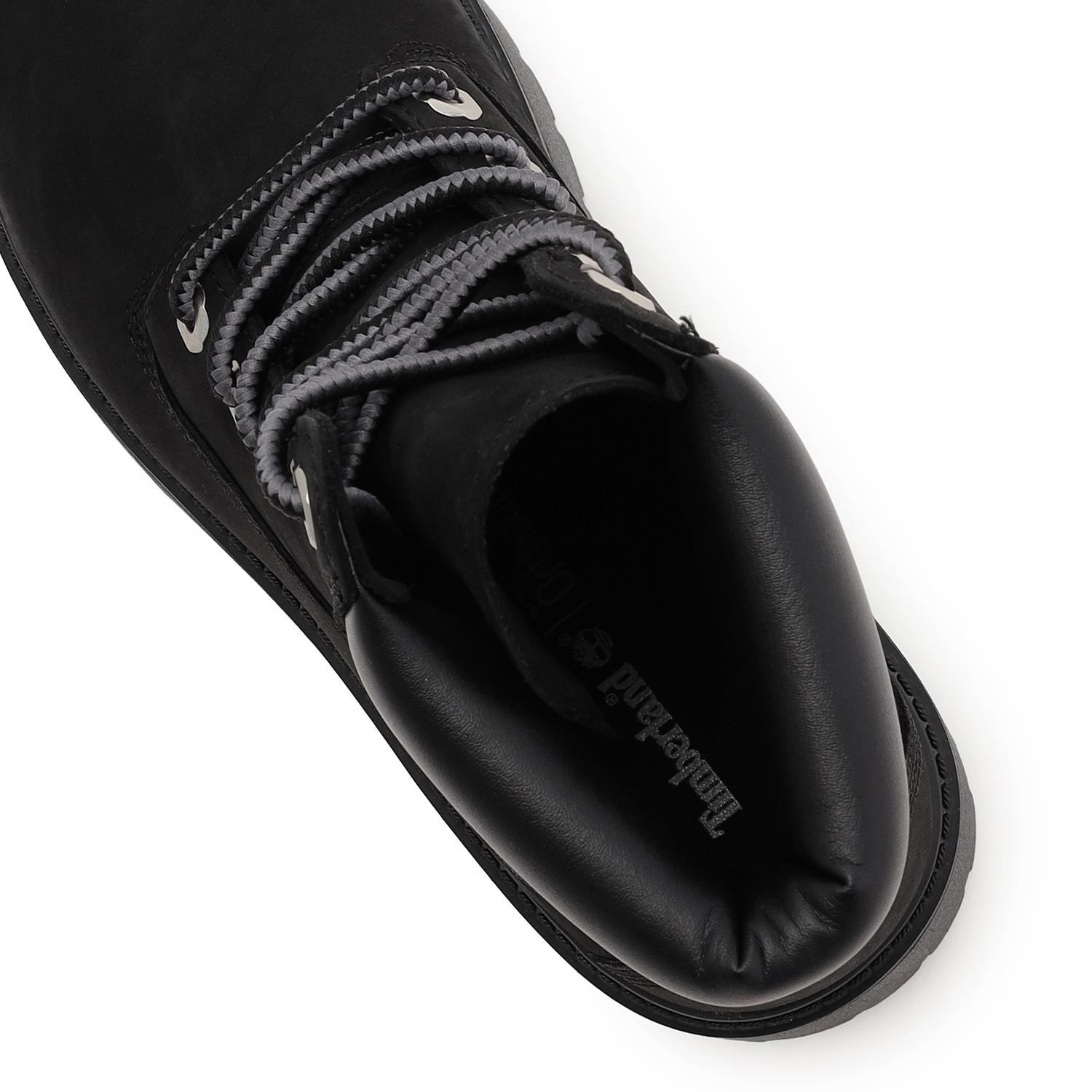 プレミアム ウォータープルーフ プラットフォーム ブーツ - BLACK NUBUCK