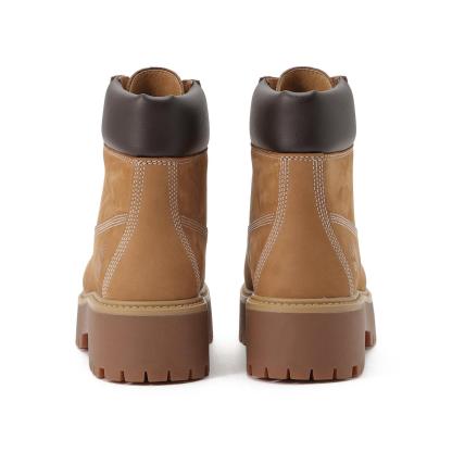 プレミアム ウォータープルーフ プラットフォーム ブーツ - WHEAT NUBUCK