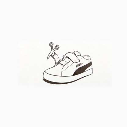 キッズ スピードキャット OG V スニーカー 17-21cm, PUMA Black-PUMA White, extralarge-JPN