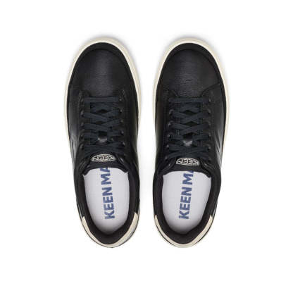 メンズ KM1 レザー コート GL  |  Black/Birch