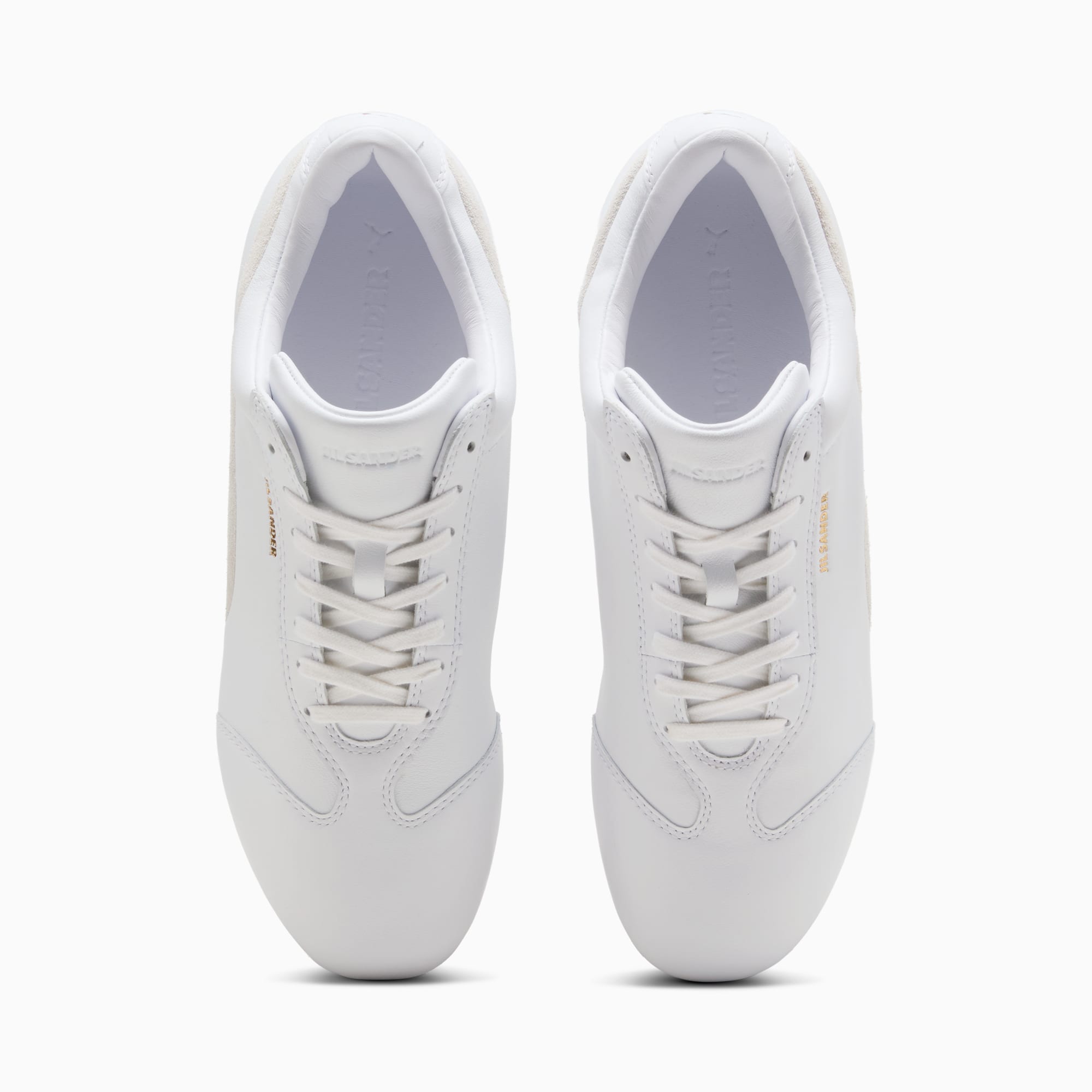 メンズ PUMA x JIL SANDER スピードキャット L スニーカー, PUMA White-Blue Jewel, extralarge-JPN