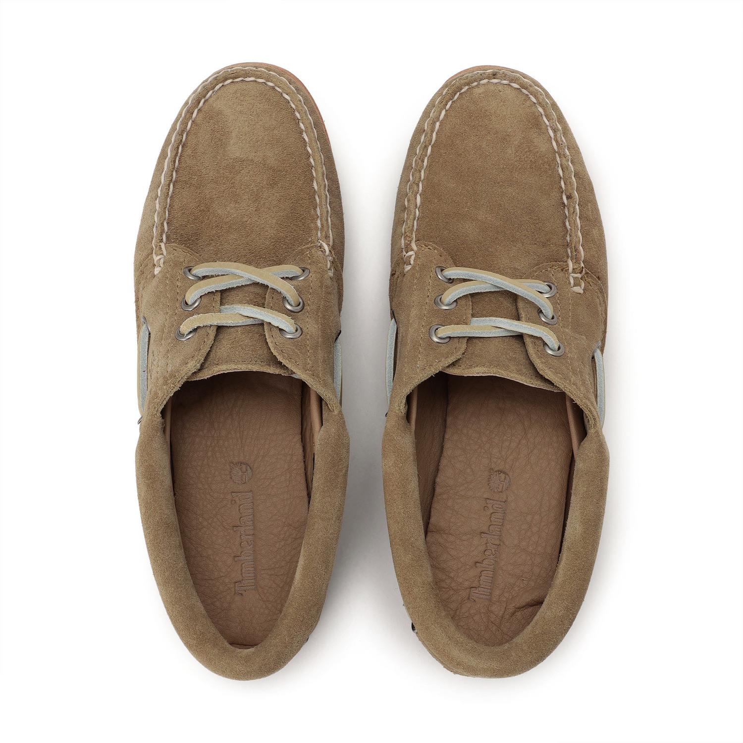 ノリーン スリーアイ ボートシューズ - MD BEIGE SUEDE